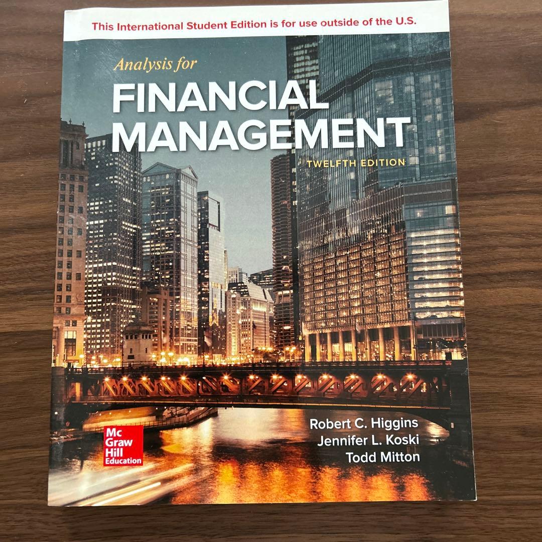 Analysis for Finacial Management 12版