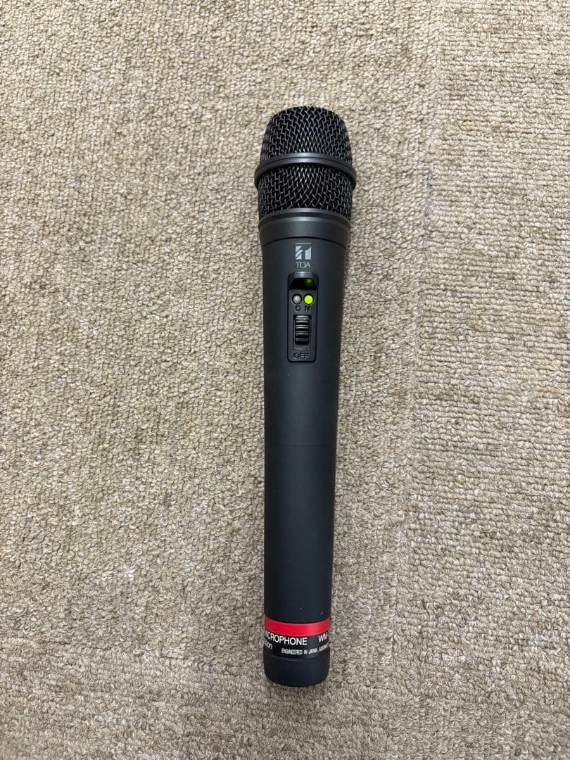 【極美品】TOA ワイヤレスマイク ハンド型 WM-1220 動作良好 希少純正