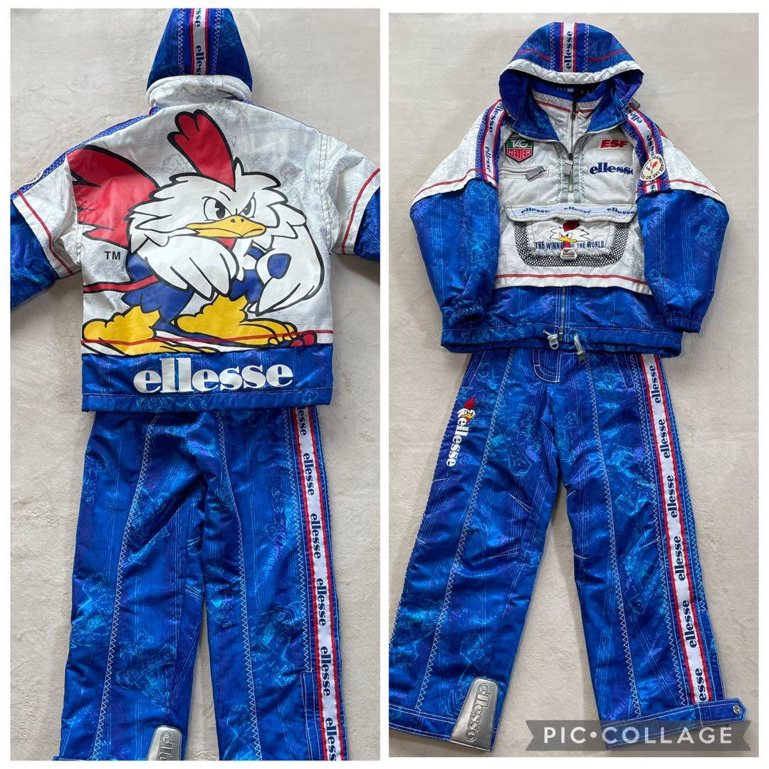 ellesse ココリコ　フランス代表　スキー　ウェア　セットアップ