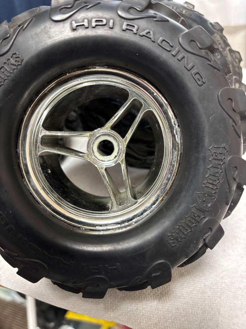 hpi サベージ 用タイヤホイール17ミリハブ用