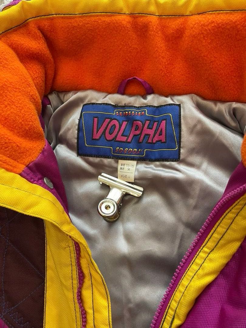 VOLPHA スキーウェア スノボ　雪　旅行　メンズ　上L下M 90s レトロ