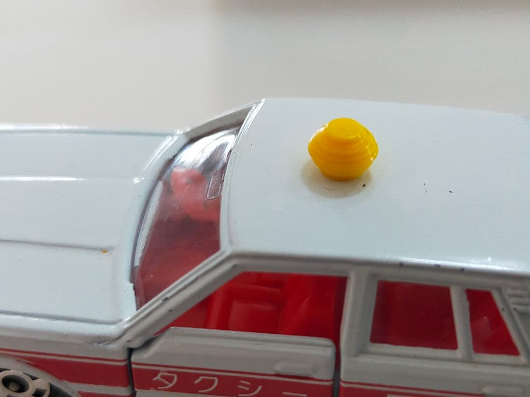 KIMURA 赤 タンポ セドリック タクシー 黒箱 トミカ 日本製 黄色 提灯