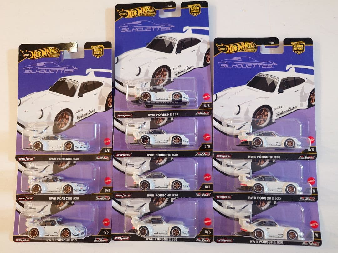 ホットウィール　1/64　シルエットRWB ポルシェ930 10台セット ラスト