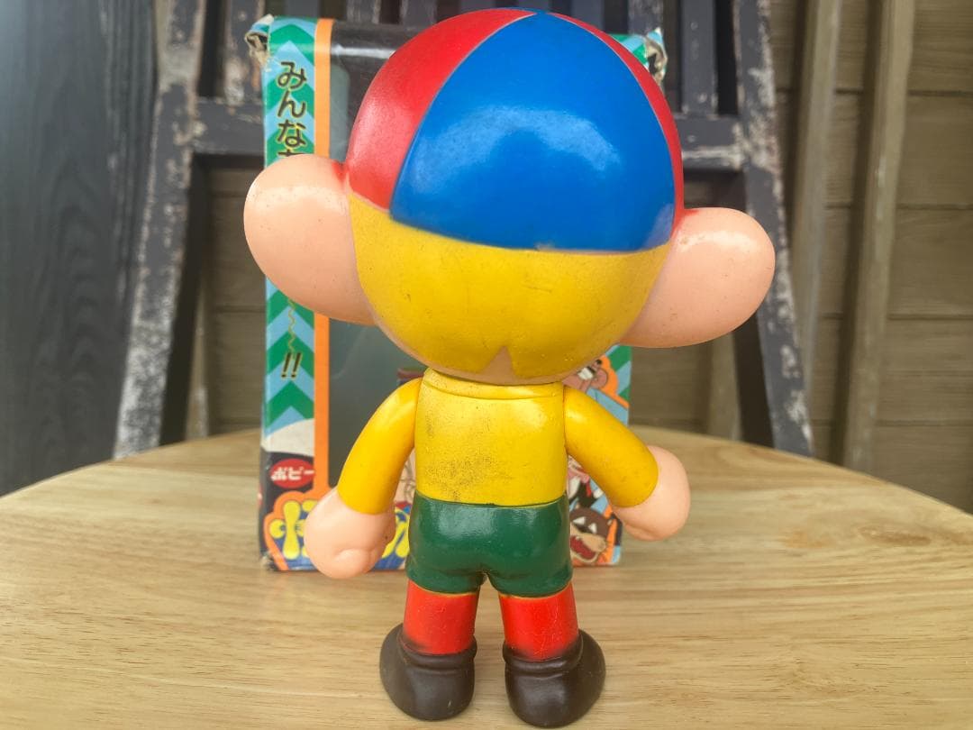 昭和レトロ　怪物くん ソフビフィギュア 約15cm　当時物　希少　箱あり