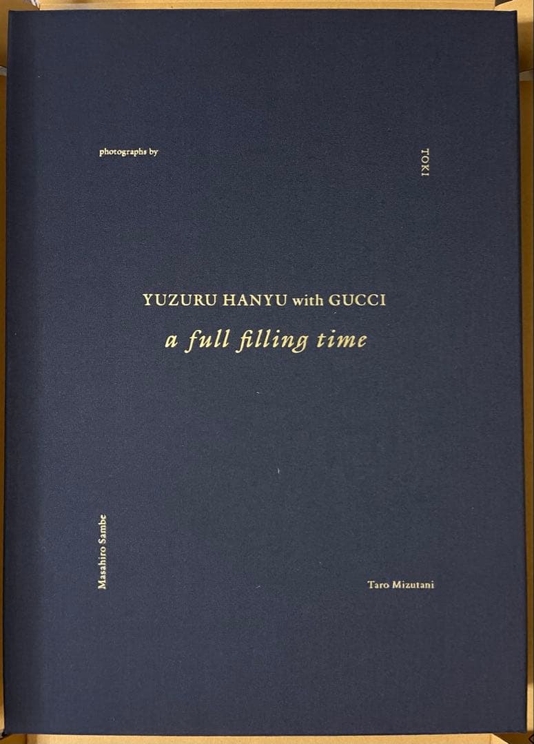 羽生結弦　GUCCI 写真集/DVDは付きません