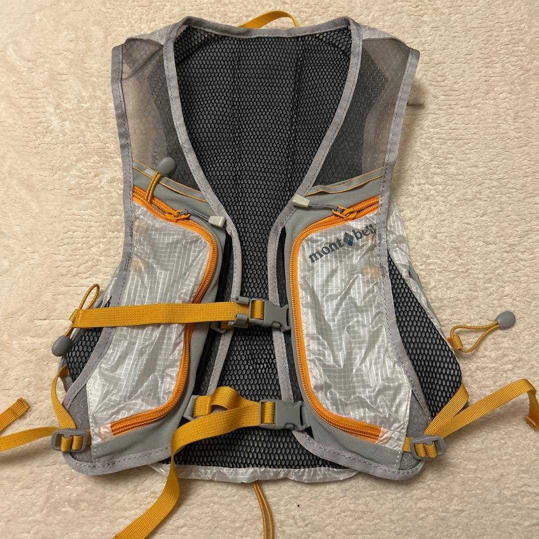 美品！mont-bell 軽量ベスト クロスランナーパック7