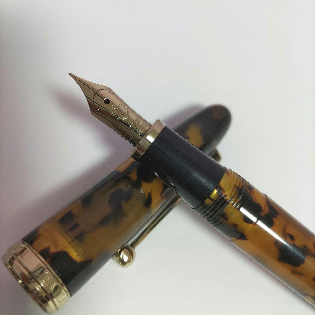 【貴重廃盤品】SAILOR セーラーFOUNDED 1911 べっ甲柄 万年筆