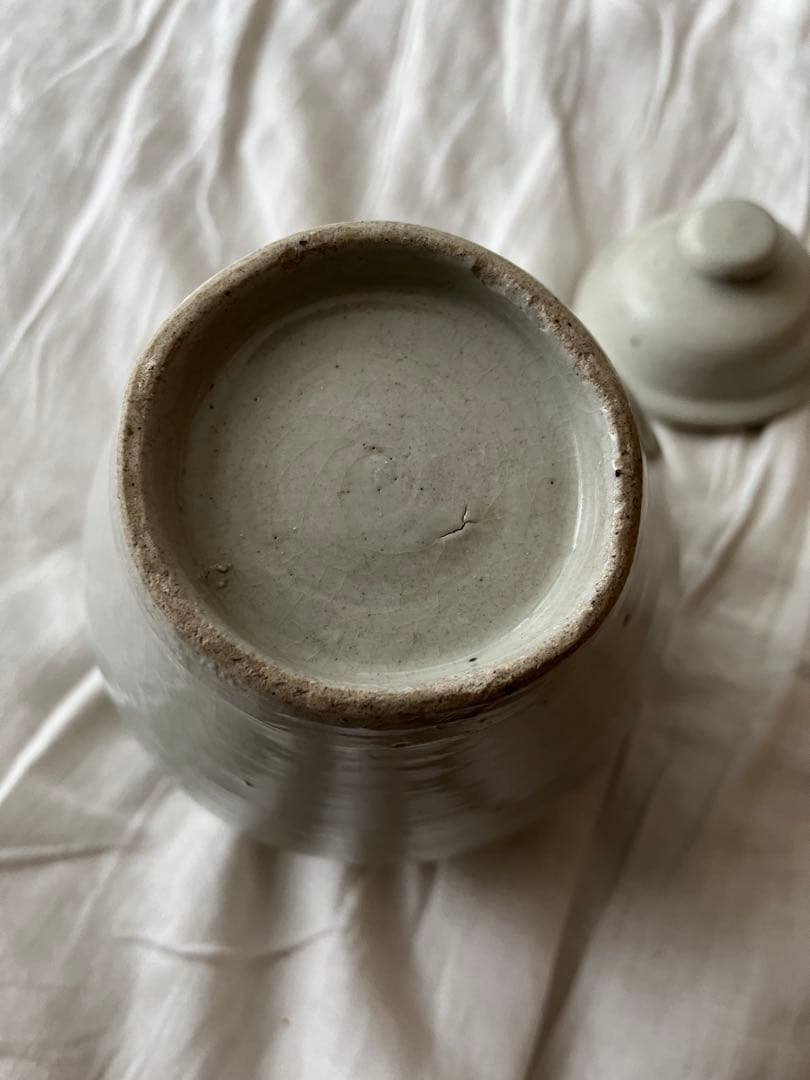 伊万里　白磁　沈香壺