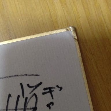 ガッチャマンF 最終回 アフレコ時サイン色紙　31日まで700000万