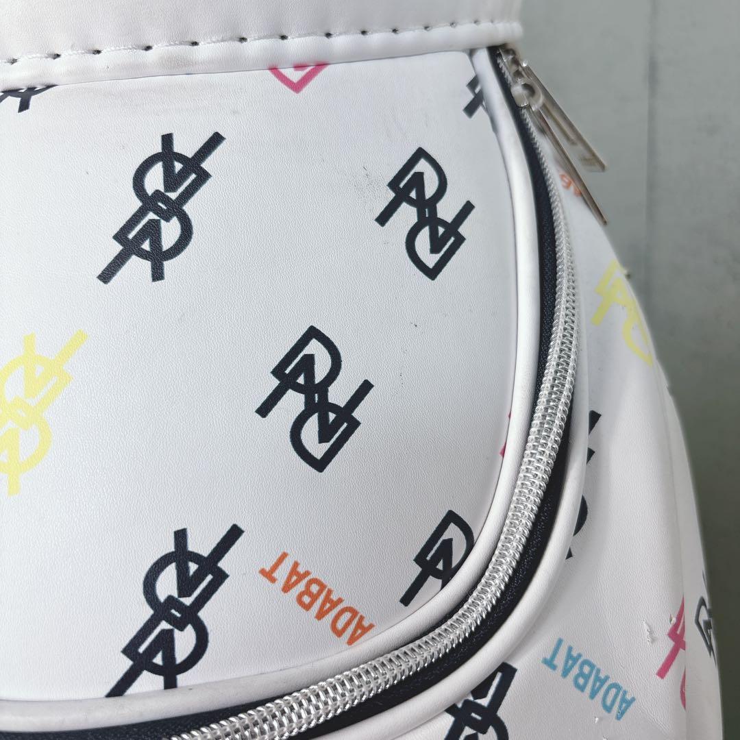 美品　adabat　アダバット　モノグラム柄　キャディバッグ メンズ　レディース