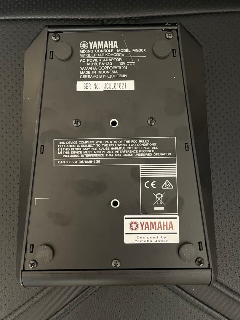 さ*ん様 YAMAHA MG06X 6チャンネルミキサー　USED