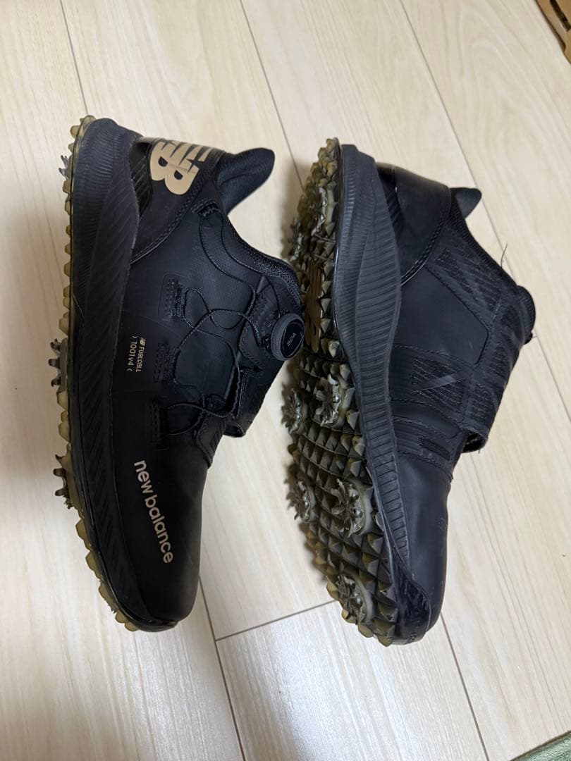 new balance ゴルフシューズ ブラック　28センチ
