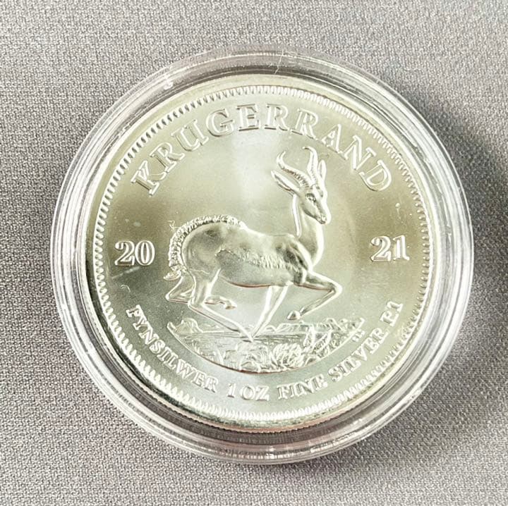 銀貨　　シルバー　純銀　1オンス　クルーガーランド2021年　25枚　新品