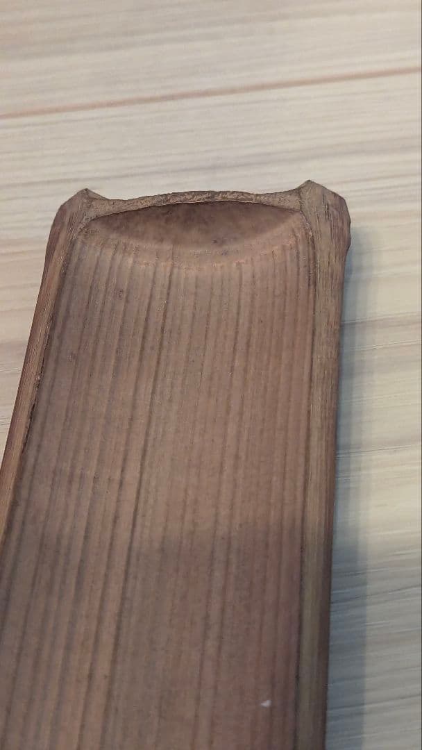 煎茶道具　仙媒　茶合　茶則　茶量　竹　煎茶　茶道　骨董　古美術