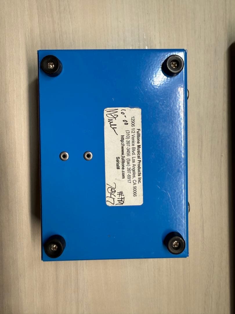 Full-drive 2 Fulltone エフェクター