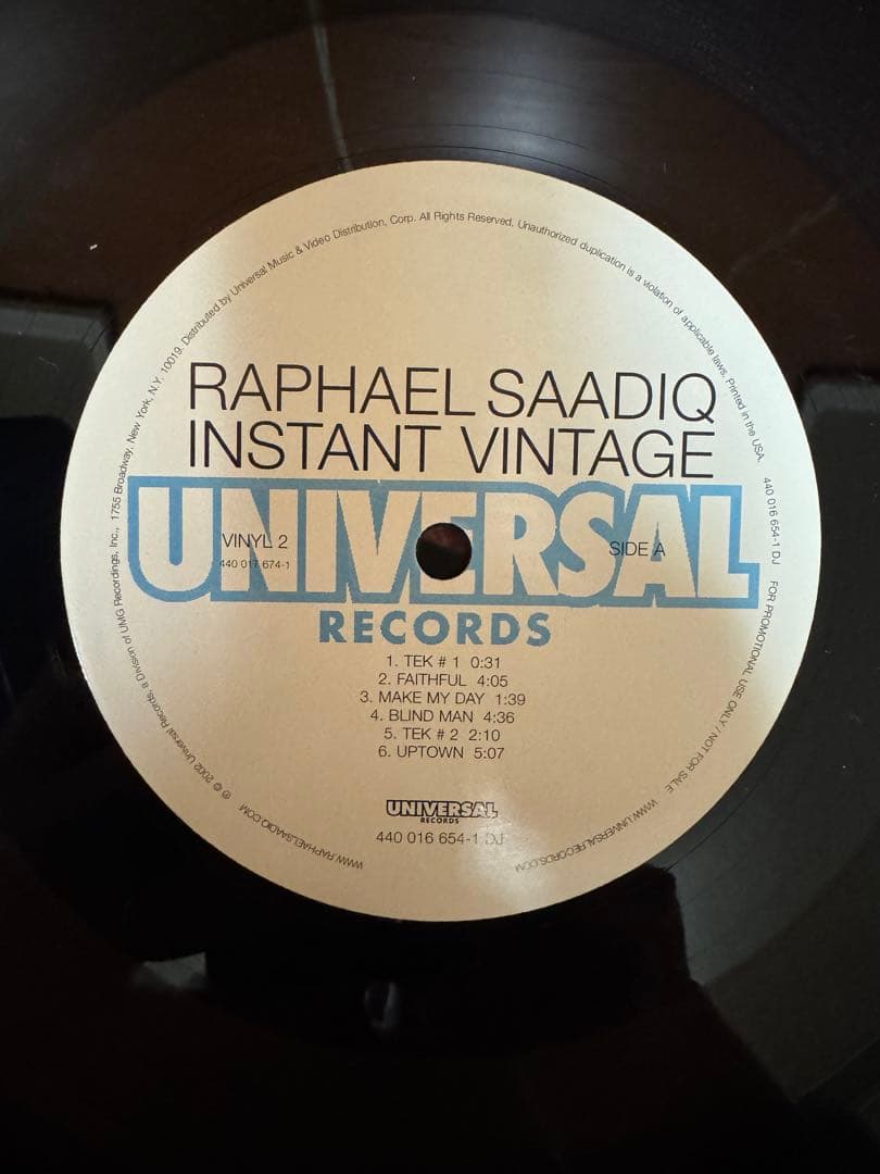 洋楽 RAPHAEL SAADIQ INSTANT VINTAGE