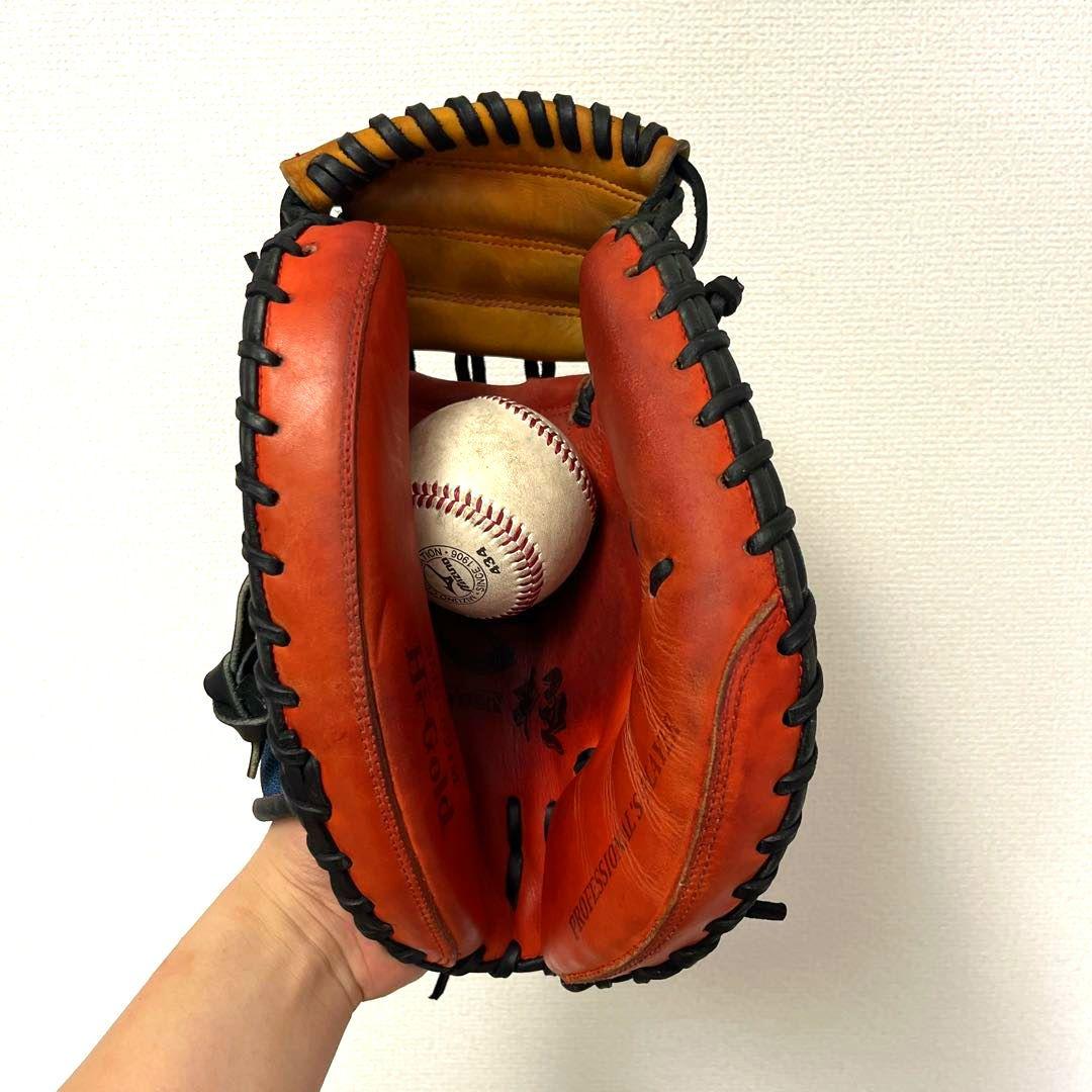 627 ハイゴールド 心極 型抜群 即戦力 軟式 キャッチャーミット