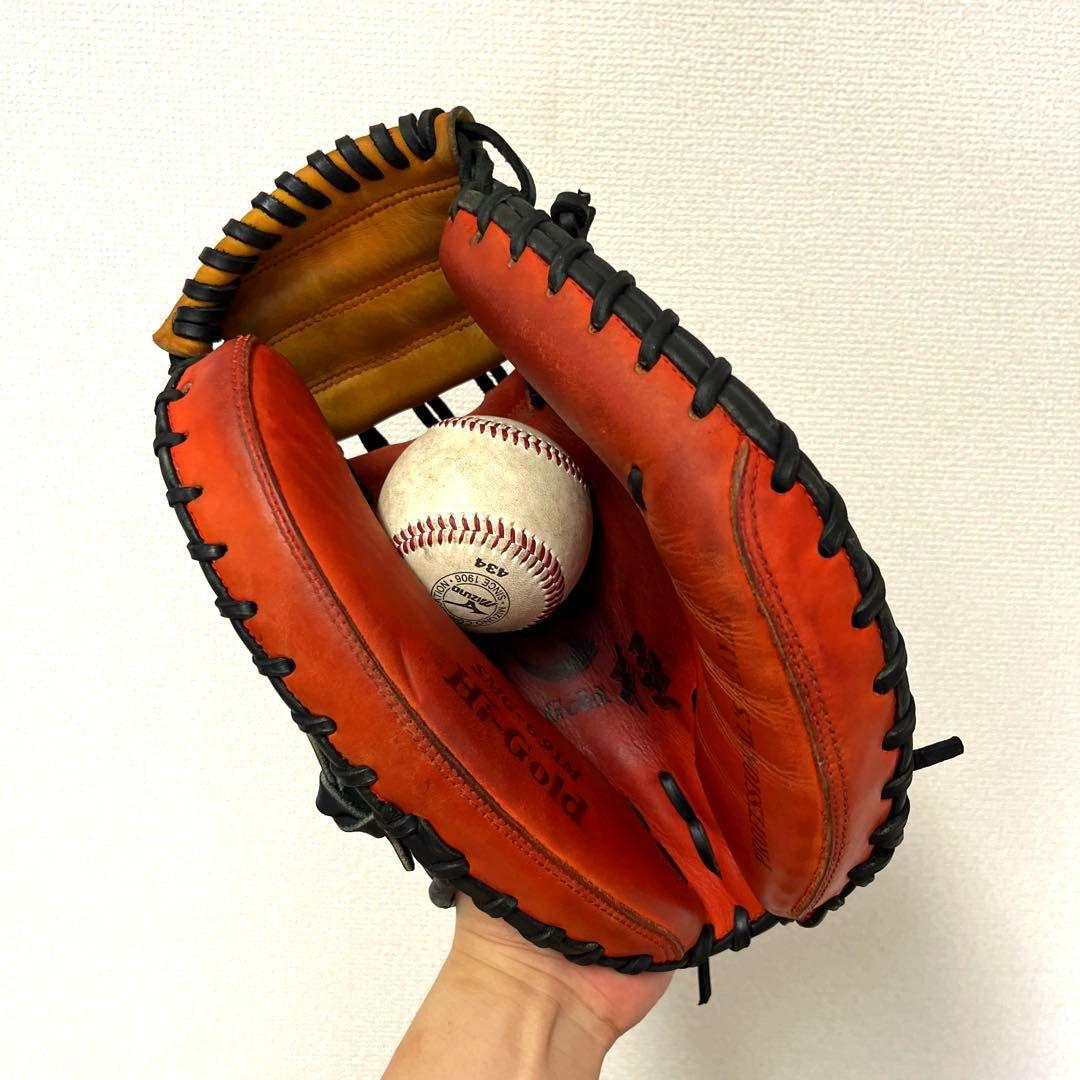 627 ハイゴールド 心極 型抜群 即戦力 軟式 キャッチャーミット