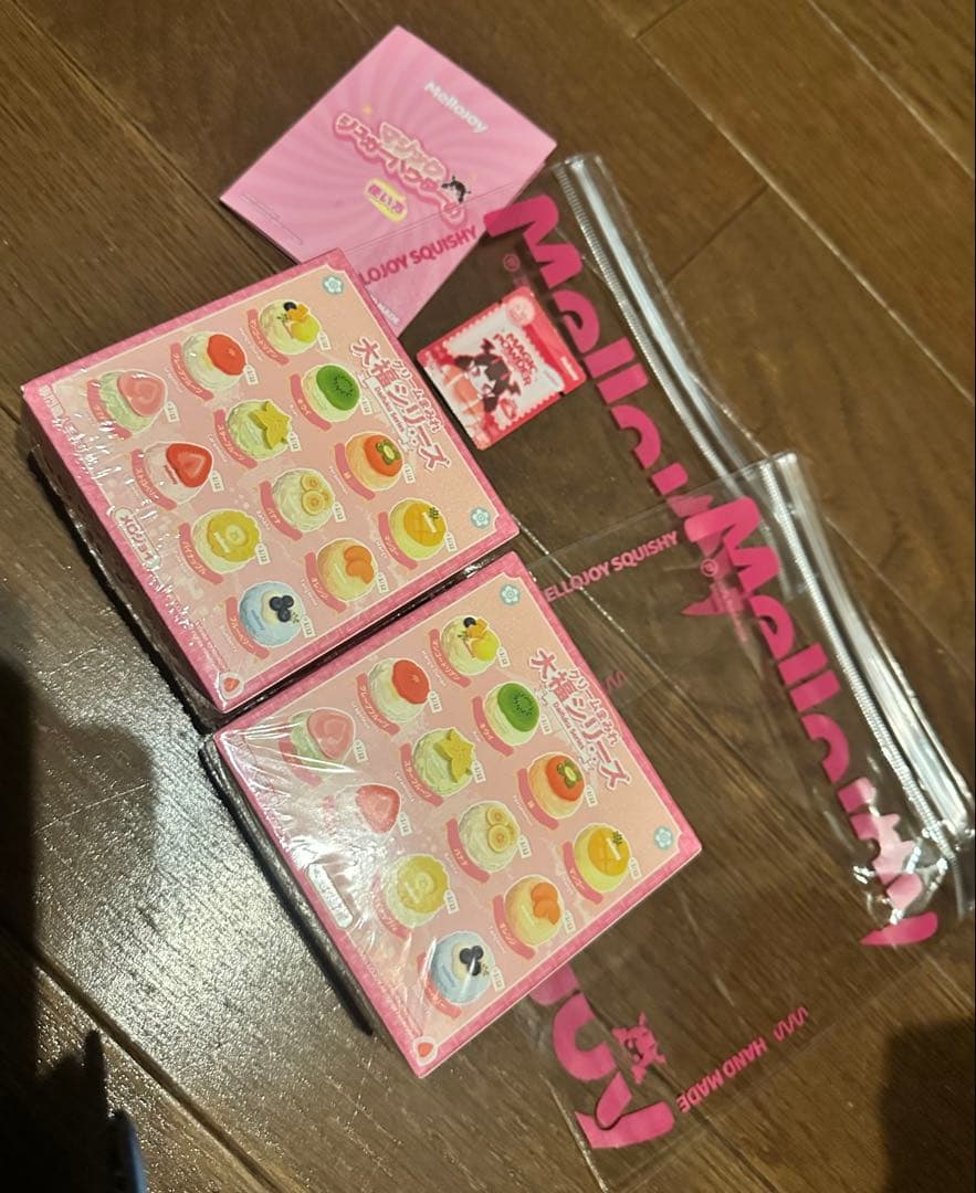 シュリンク付き未開封mellojoyメロジョイクリームまみれ大福シリーズ2個