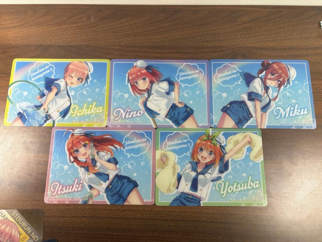五等分の花嫁 全巻・アクリルキーホルダー・クリアファイルセット