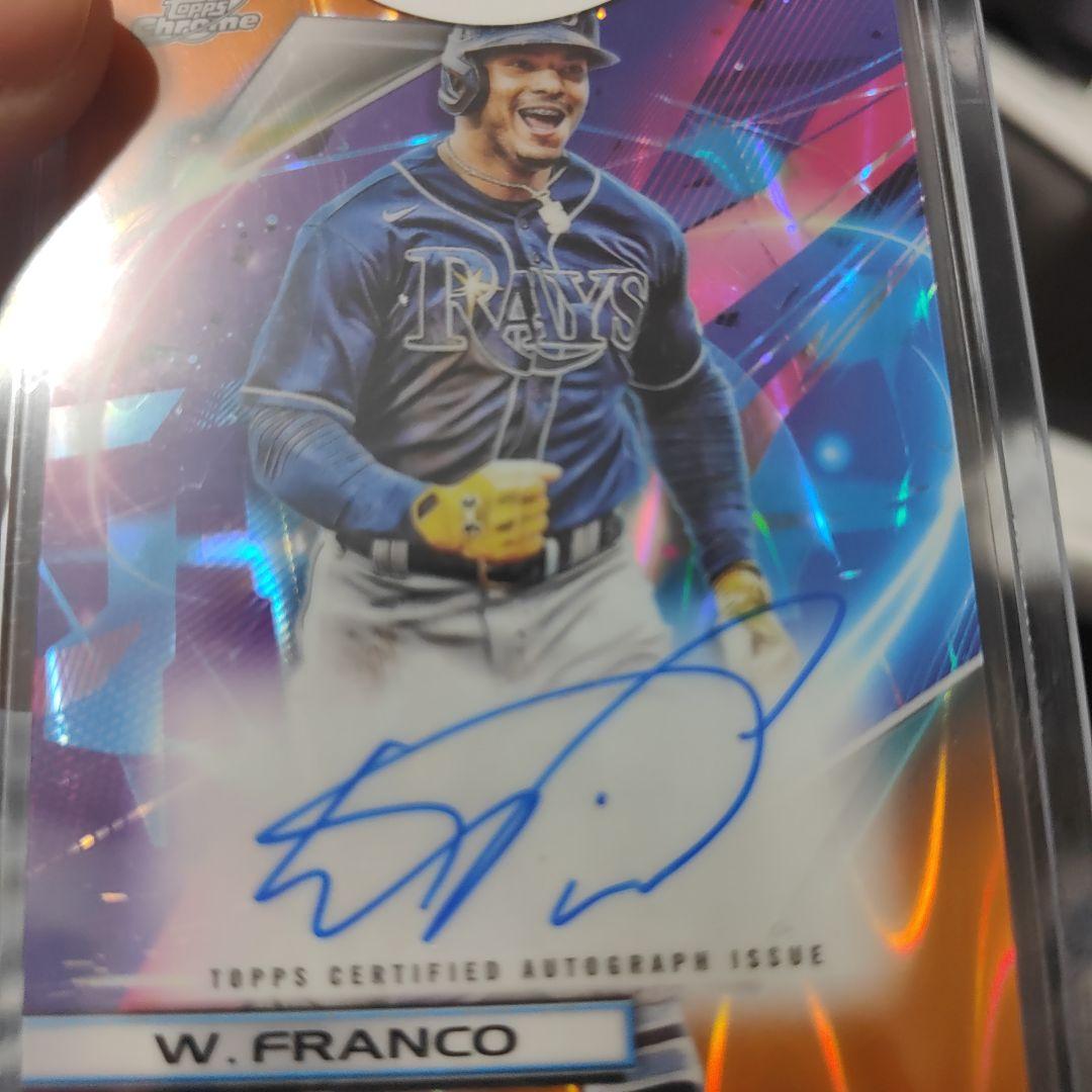 mlb topps ワンダーフランコ　ルーキーサインカード
