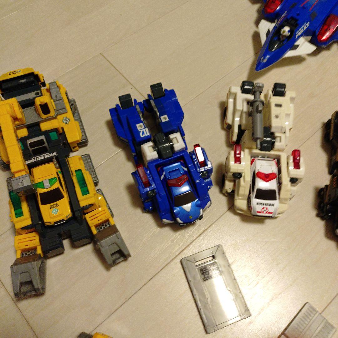 ハイパーシリーズ　セット　青い戦闘機と車両のミニカーセット