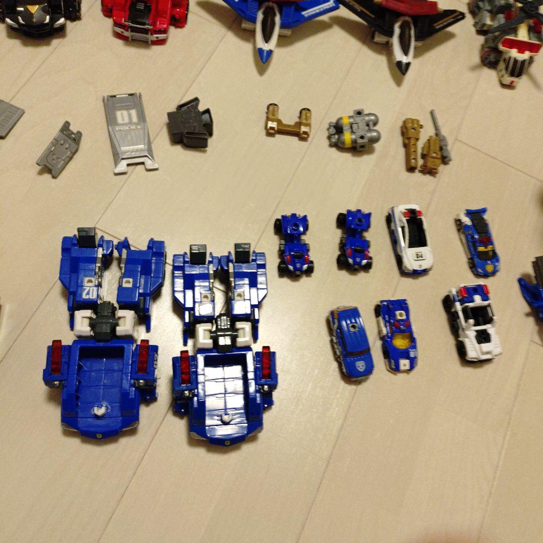 ハイパーシリーズ　セット　青い戦闘機と車両のミニカーセット