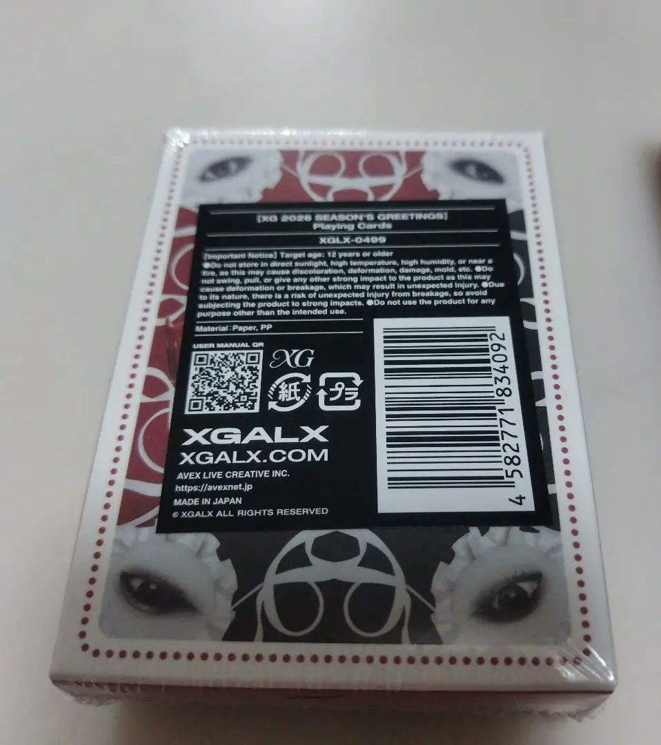 XG 2026 GREETING　Playing Cards　トランプ　完売品