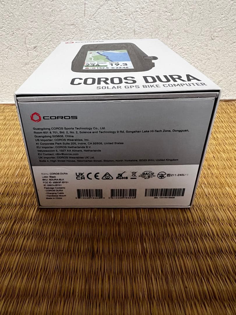 にしたくみんCOROS DURA サイクルコンピューター 本体