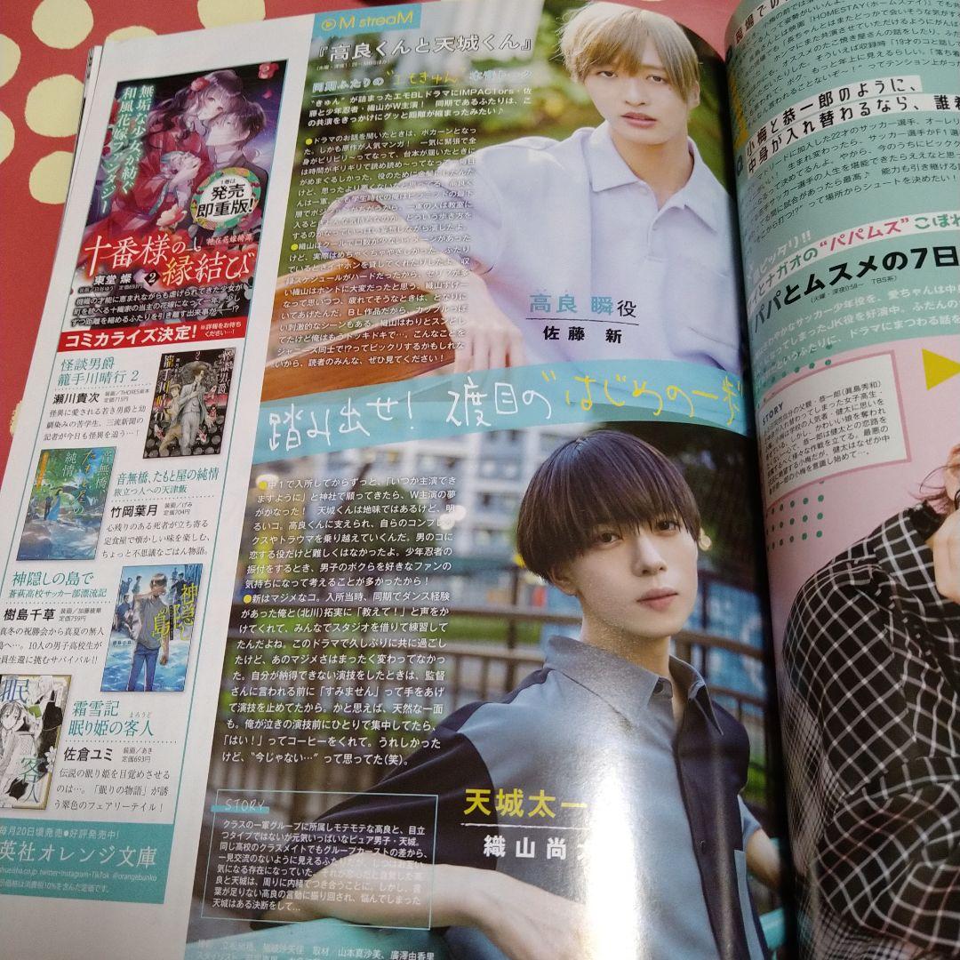 佐藤新　織山尚大　高良くんと天城くん　雜誌　写真　など
