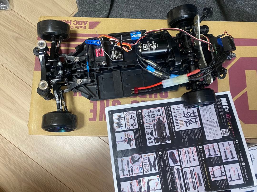 TT02 MRCコンバキット、フルセット、セッティング済み 180sxボディー