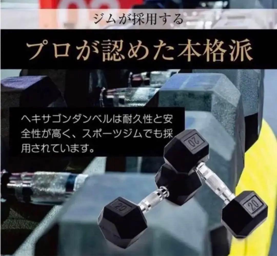 ダンベル 15kg 2個セット 合計30kg 六角 鉄アレイ 在宅 筋力トレ