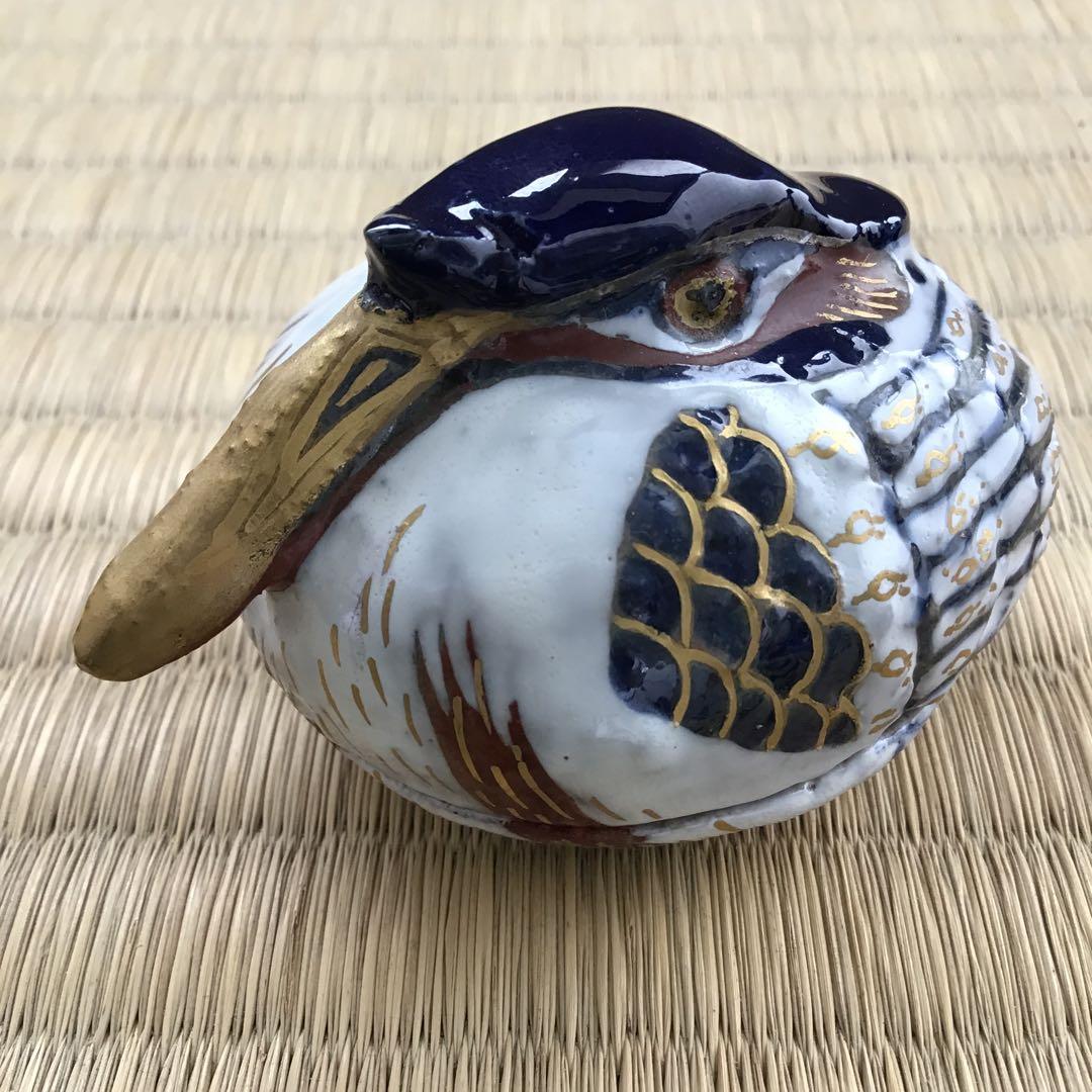 茶道具　香合　川蝉香合　出雲焼　楽山窯　長岡住右衛門(空権)造　共箱　S99KG