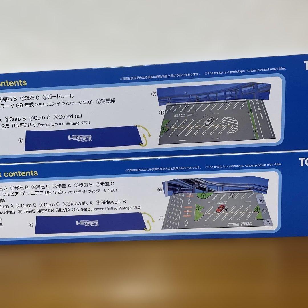 トミカラマ　ヴィンテージ　(首都高コラボ)大黒パーキングエリアa&b セット