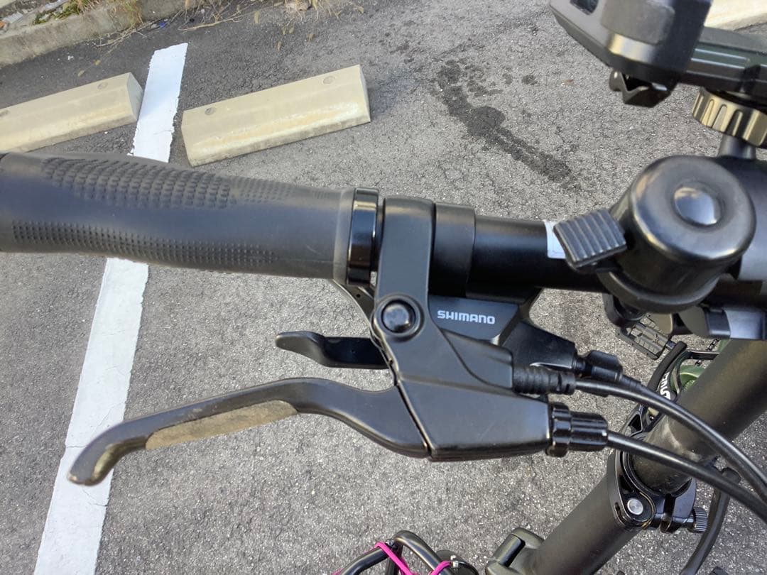 折りたたみ自転車 グリーン Shimanoブレーキ