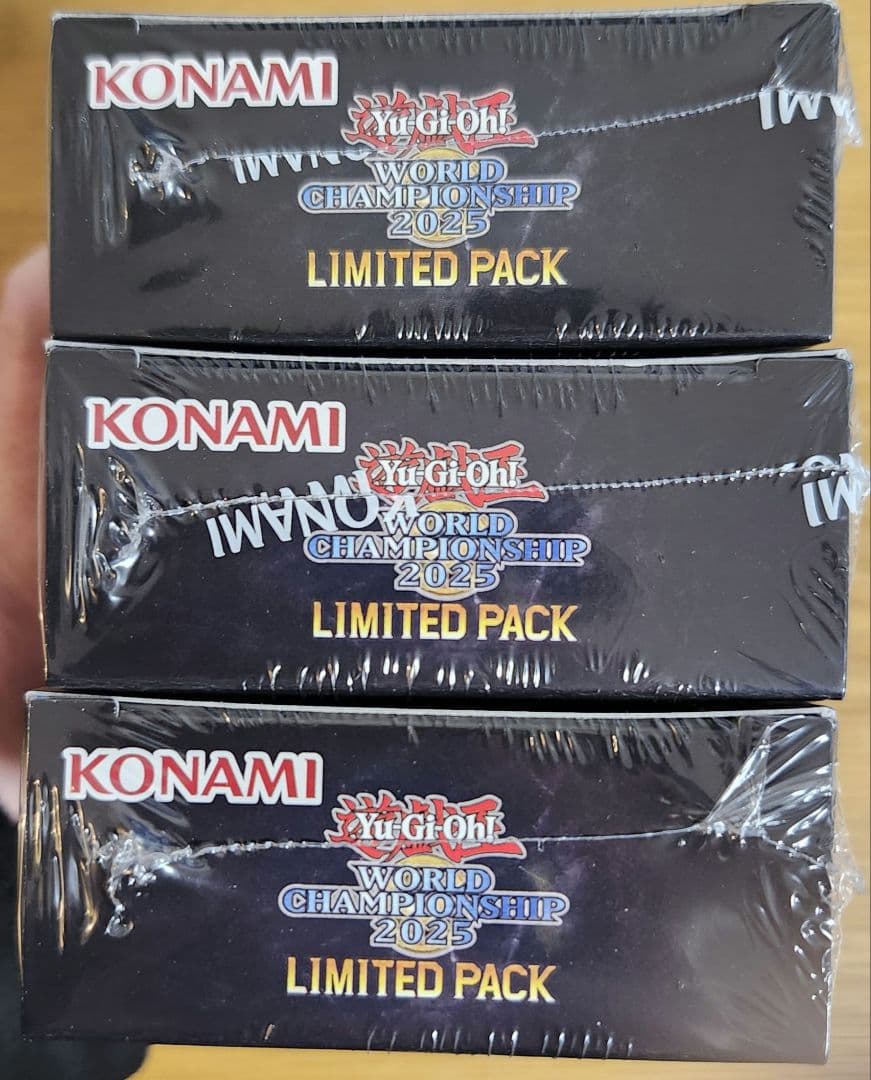 シュリンク付き 遊戯王 WORLD CHAMPIONSHIP 2025 3BOX