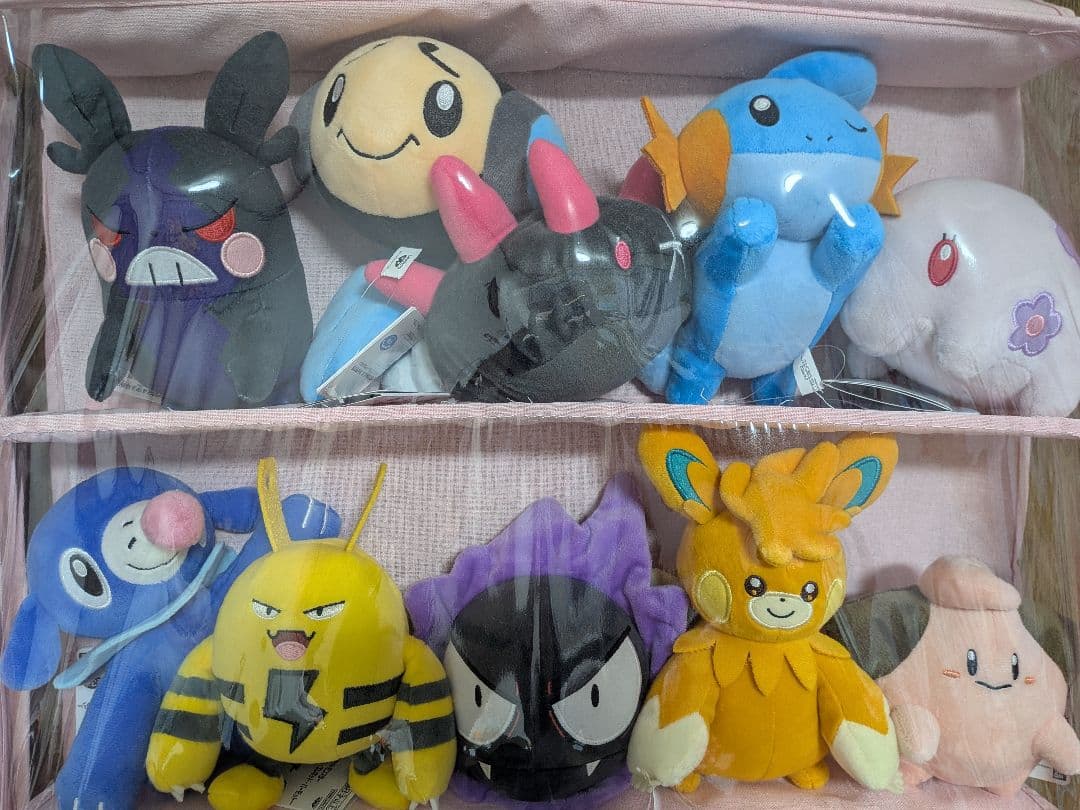 ポケモン　ミニぬいぐるみ44体　フィギュア1体　ケース付き！！