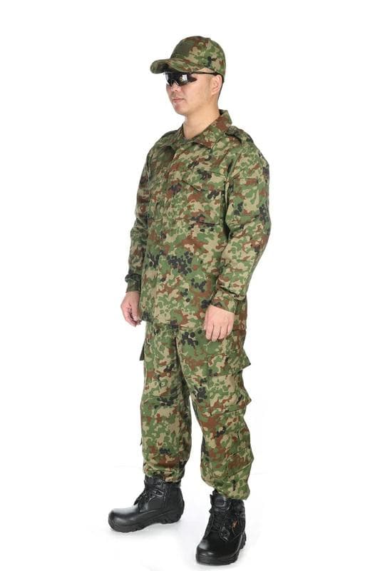 ベルト付 BDU 自衛隊 戦闘服 迷彩服 上下 野球帽 セット