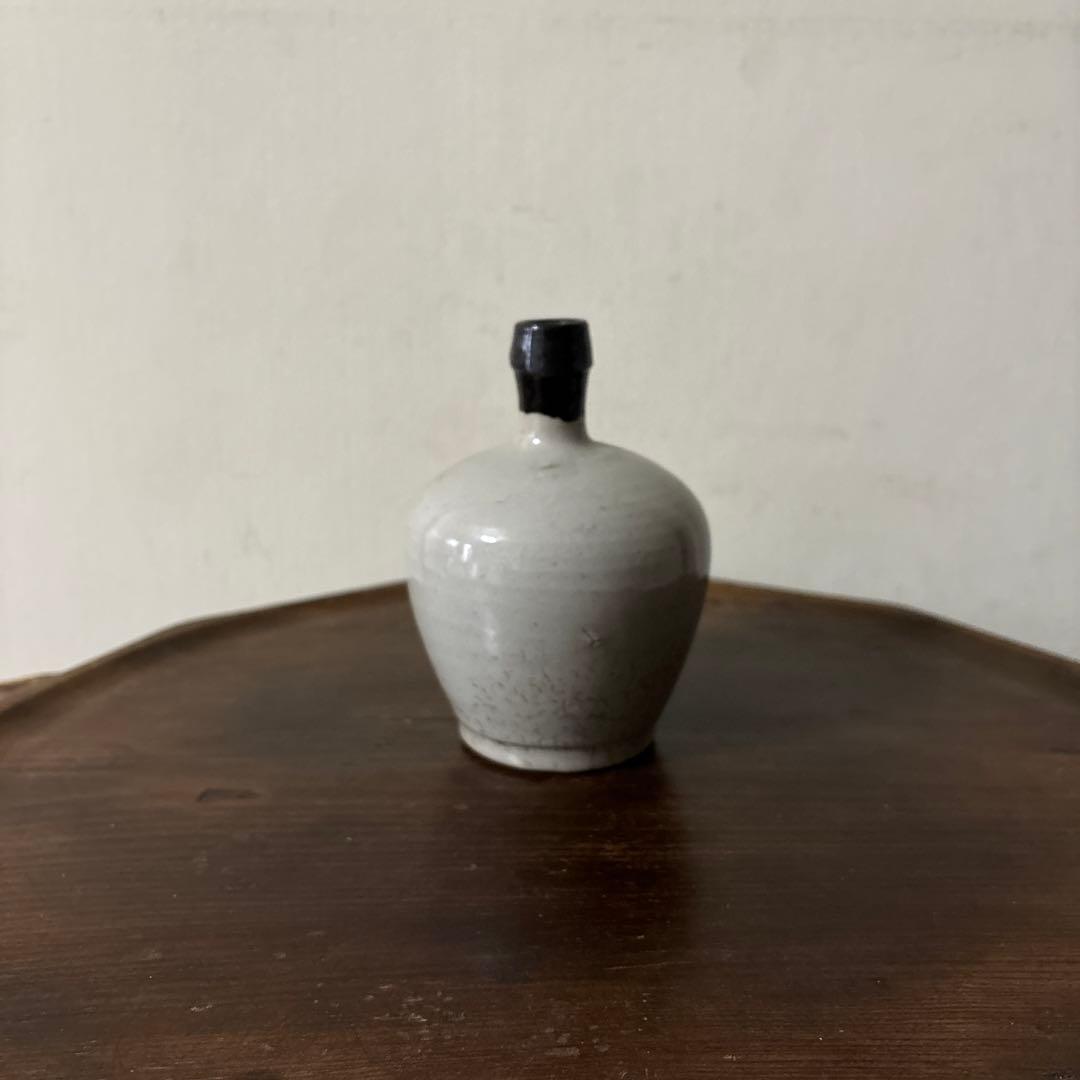 日本醤油　富士　肥前　金富良　アンティーク　徳利　酒器　古道具　花器　検:李朝