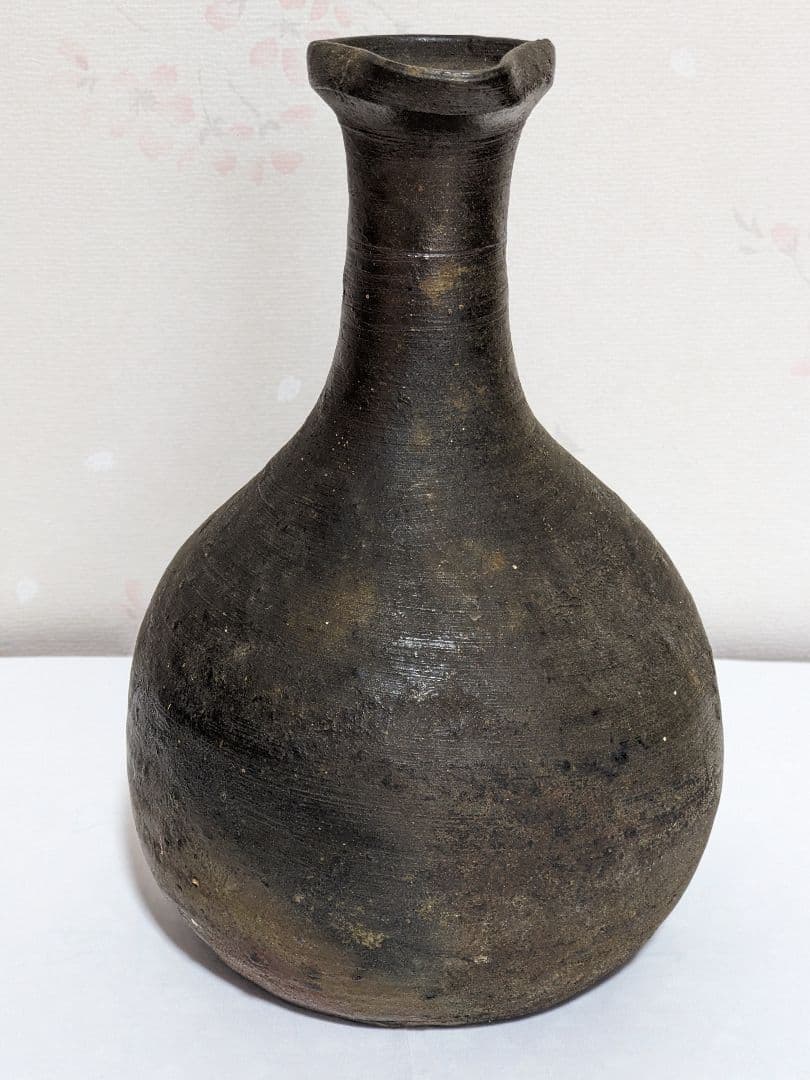 ♦古陶磁 丹波焼 焼締め徳利 酒器 江戸時代前期〜江戸中期 花器花活け 骨董品