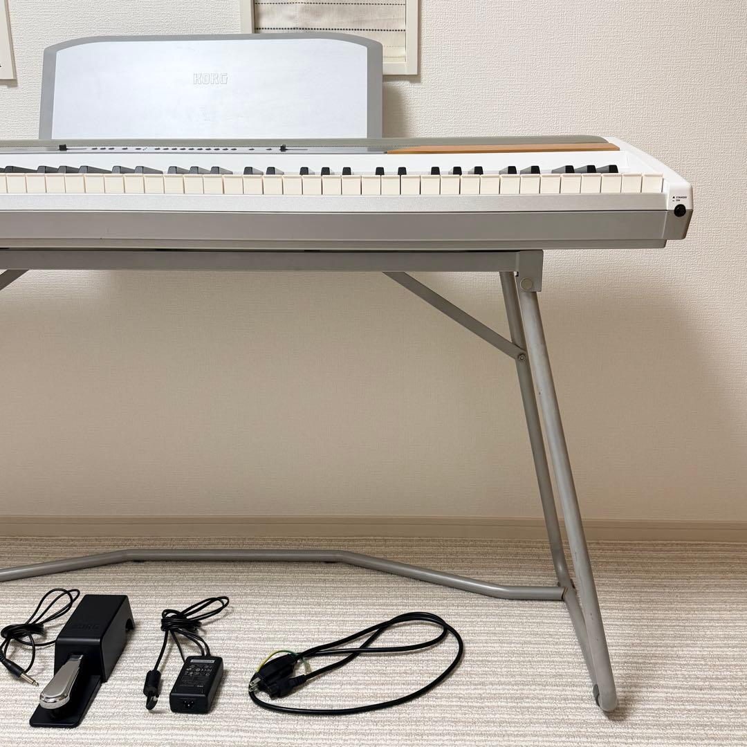 〚美品〛✦KORG 電子ピアノ SP-250 スタンド・ペダル付 2010年製✦
