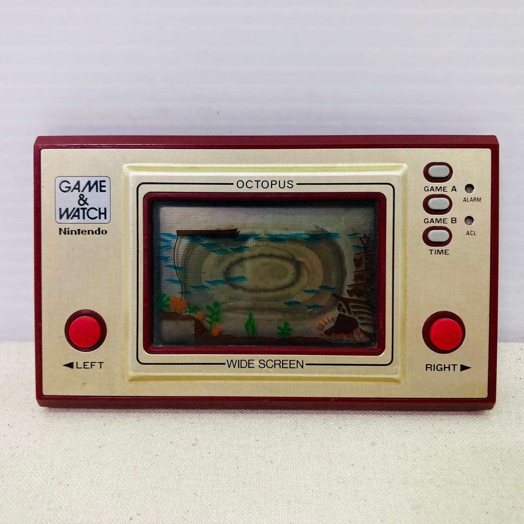 【動作確認済み★1981年】ゲームウォッチ　オクトパス　任天堂　Nintendo