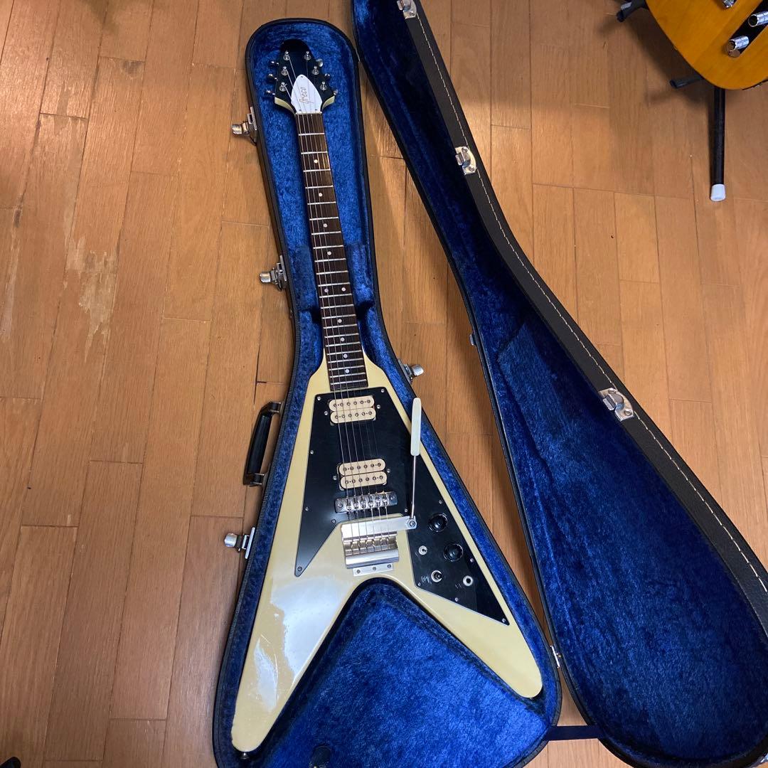 【USED】Greco フライングV バイブラーロ（板バネ）搭載