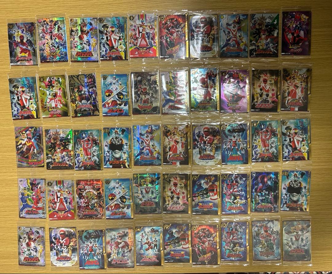 スーパー戦隊シリーズ50周年記念カードコレクション イタジャガ コンプ　未開封