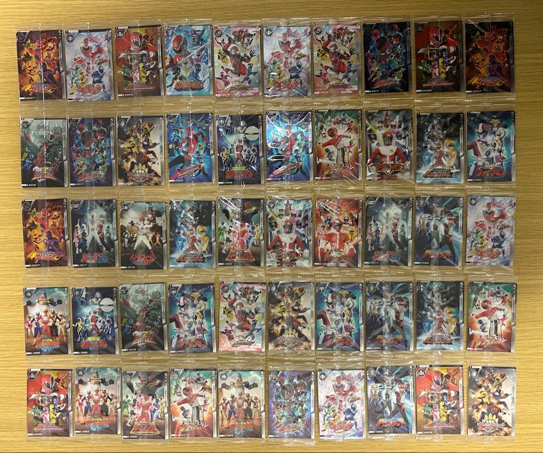 スーパー戦隊シリーズ50周年記念カードコレクション イタジャガ コンプ　未開封