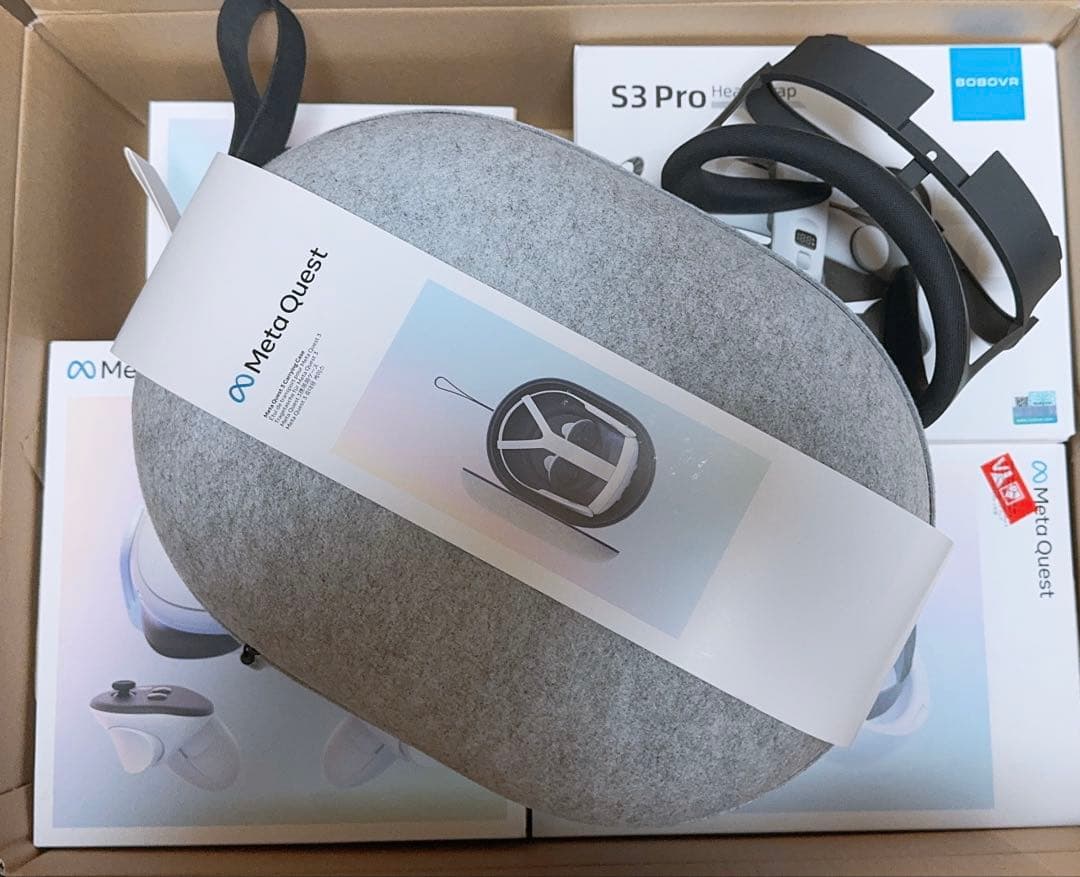  Quest 3 VRヘッドセット 128GB本体+アクセサリー各種6点
