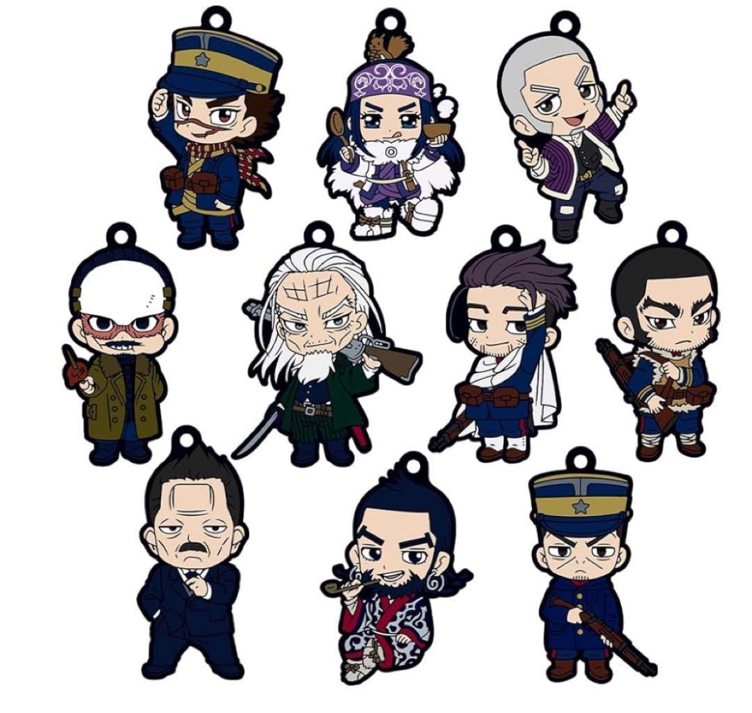ゴールデンカムイ　ラバスト　ラバーストラップコレクション　10種　BOX 新品