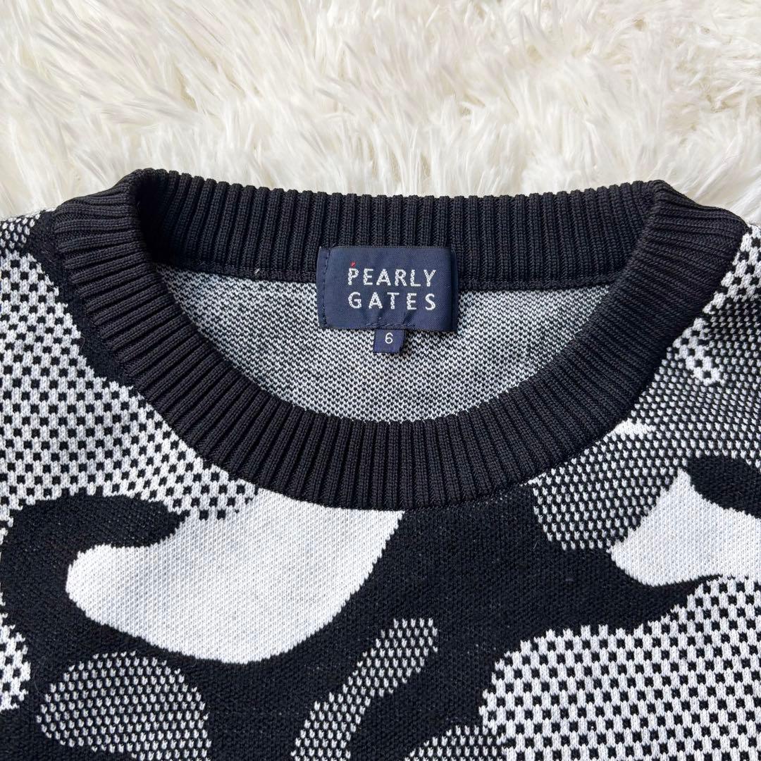 XL 未使用級✨PEARLYGATES カシミヤ100% ニット 迷彩 カモフラ