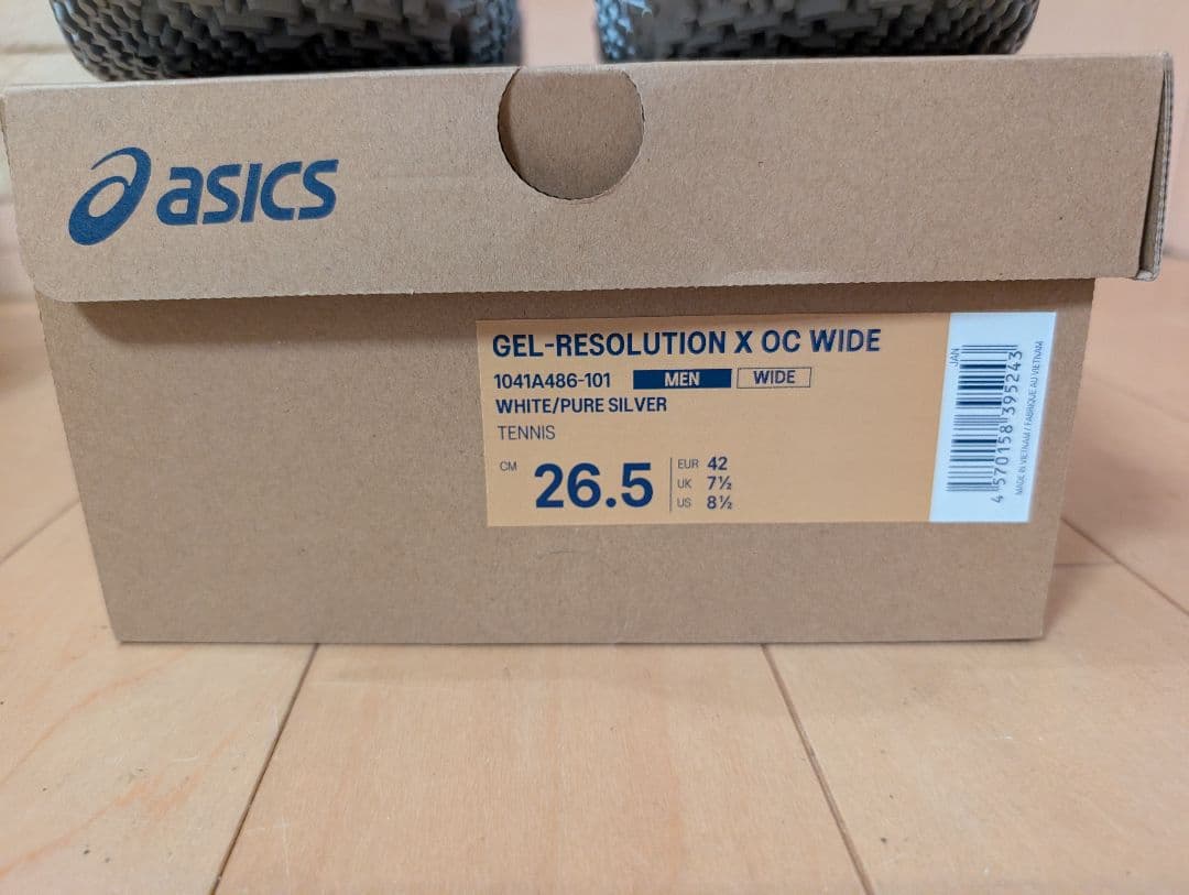 アシックス テニスシューズ ゲル レゾリューション 10 OC ワイド　26.5