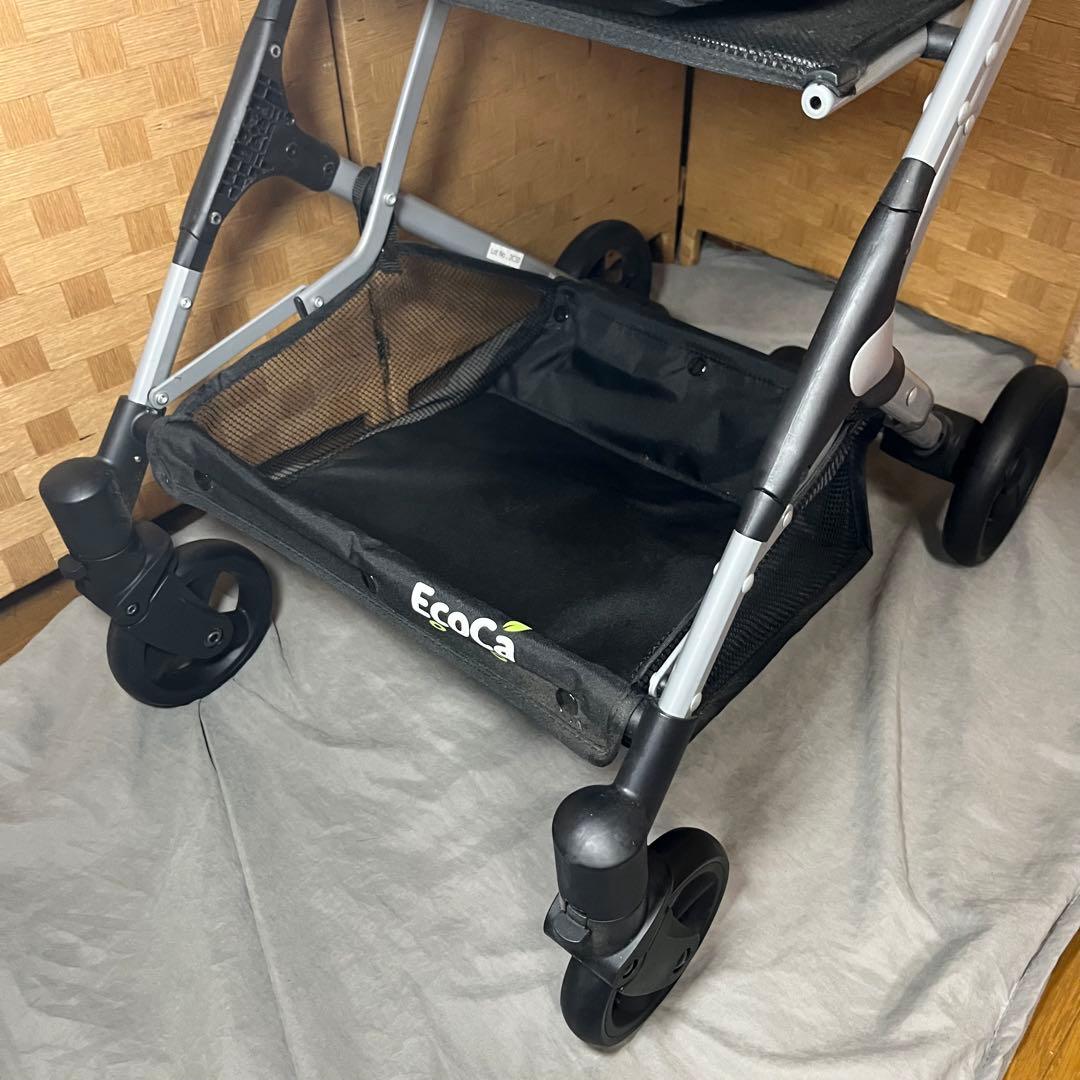 ECOCa折りたたみショッピングカート ブラック
